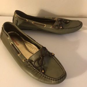 Marc Joseph Driving moccasin / loafer in Olive 8.5